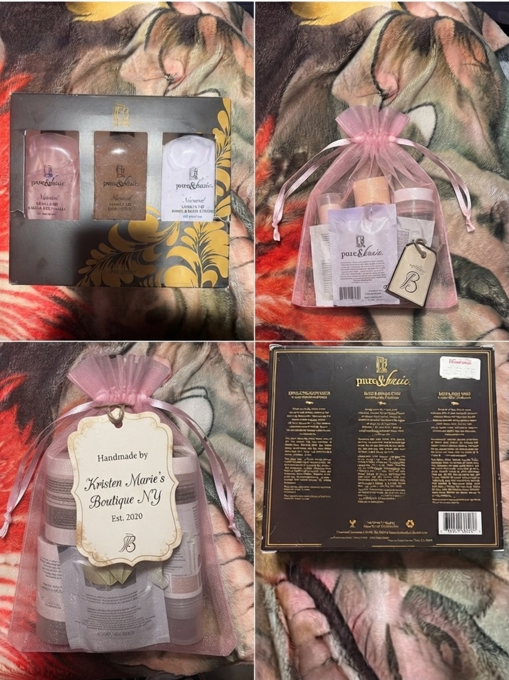 NWB Vanilla Fig Spa Gift Set & Beauty Gift Bag 🎁
